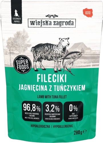 Wiejska Zagroda M P Fileciki Jagnie Tuńczyk 280g