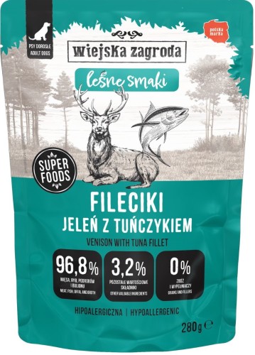 Wiejska Zagroda M Fileciki Jeleń Tuńczyk 280g