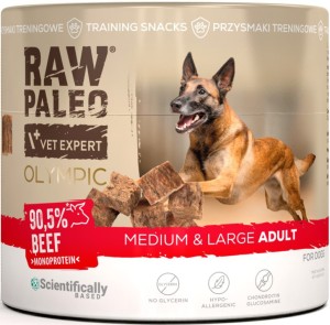 VetExpert Raw Paleo Przysmak Olympic Beef Medium Large 90g