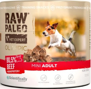 VetExpert Raw Paleo Przysmak Olympic Mini Beef 90g