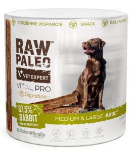 VetExpert Raw Paleo Przysmak Vital Pro Digestion M/L Rabbit 100g