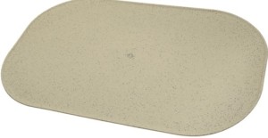 FIBOO Mata pod Miski  47x30cm Kropki Beżowy