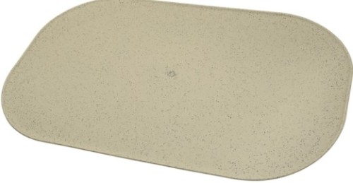 FIBOO Mata pod Miski 47x30cm Kropki Beżowy