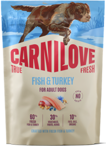 CARNILOVE Dog True Fresh Adult Fish Turkey 1,5kg