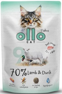 Ollo Cat nr 9 Saszetka Jagnięcina Kaczka 85g