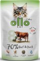 Ollo Cat nr 8 Saszetka Wołowina Kaczka 85g