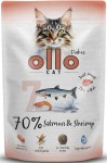 Ollo Cat nr 7 Saszetka Łosoś Krewetki 85g