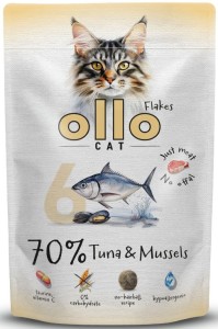 Ollo Cat nr 6 Saszetka Tuńczyk Omułek 85g