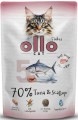 Ollo Cat nr 5 Saszetka Tuńczyk Przegrzebki 85 g
