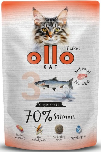 Ollo Cat nr 3 Saszetka Łosoś 85g