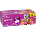 WHISKAS Variety Pack mokra karma dla kota w sosie i galaretce 80 x 85 g