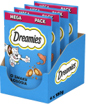 DREAMIES chrupiące przysmaki dla kota smaczki z łososiem 4x180 g (720 g)
