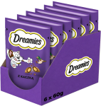 DREAMIES chrupiące przysmaki dla kota smaczki z kaczką 6x60 g (360 g)