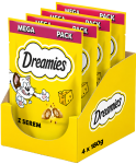 DREAMIES chrupiące przysmaki dla kota smaczki z serem 4x180 g (720 g)