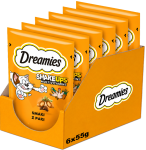 DREAMIES przysmaki dla kota kurczak kaczka kocimiętka 6x55 g (330 g)