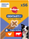 PEDIGREE DENTASTIX Daily Dental Sticks dla Średnich Psów 56 Sztuk
