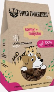 Paka Zwierzaka Przysmak Samo Mięsko Kaczka 70g