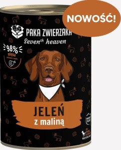 Paka Zwierzaka Mokra 7th Deer Raspberry 400g