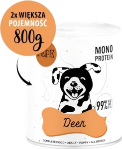 Paka Zwierzaka Mokra Pepe  Deer 800g