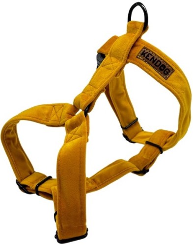 KENDOG Velvet Yellow Szelki Guard L 4cm