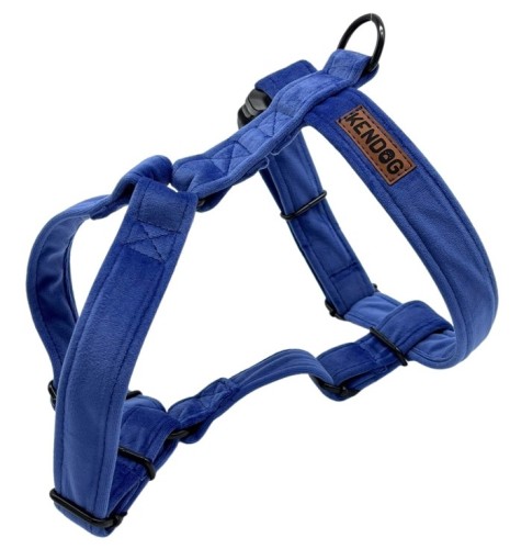 KENDOG Velvet Indygo Szelki Guard L 4cm
