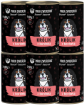 Paka Zwierzaka Mokra 7th Rabbit Blueberry 6x400g