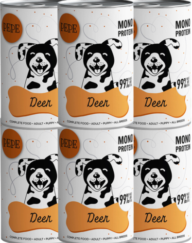 Paka Zwierzaka Mokra Pepe Deer 6x400g