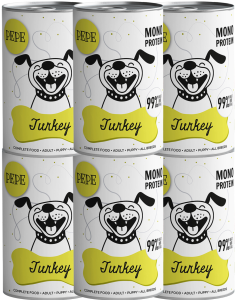 Paka Zwierzaka Mokra Pepe Turkey 6x400g