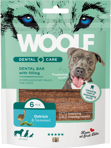 WOOLF Dental Care Bar Ostrich Seaweed 108g