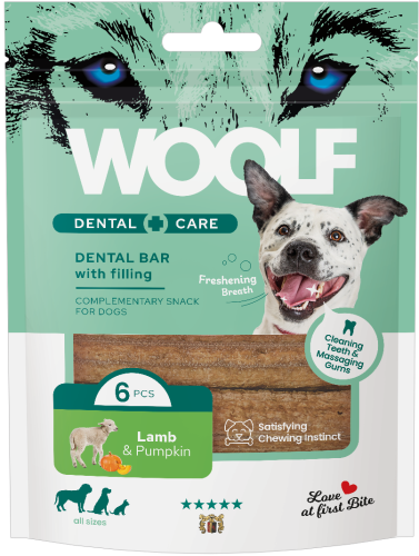 WOOLF Dental Care Bar Lamb Pumpkin 108g