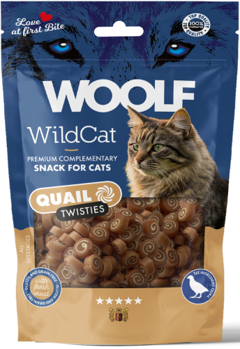 WOOLF Wildcat Twisties Quail 50g