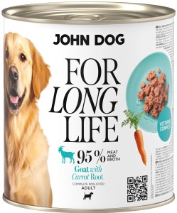 JohnDog For Long Life Koza Korzeń Marchwi 800g