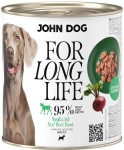 JohnDog For Long Life Cielęcina Korzeń Buraka 800g