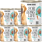 JohnDog For Long Life Koza Korzeń Marchwi 6x800g
