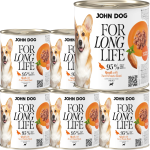 JohnDog For Long Life Przepiórka Batat 6x800g