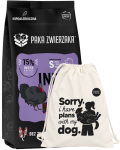 Paka Zwierzaka Sucha MINI Indyk Kaczka S 9kg + prezent
