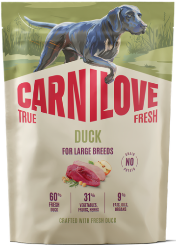 CARNILOVE Dog True Fresh Adult Large Breeds Duck 1,5kg