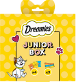 DREAMIES Junior Box ser, kurczak, łosoś 150g