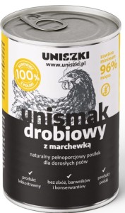 UNISZKI UNIsmak Drobiowy Marchewka 400g