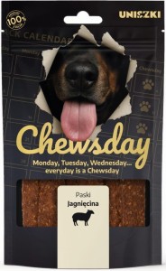 UNISZKI CHEWSDAY Paski Jagnięcina 80g