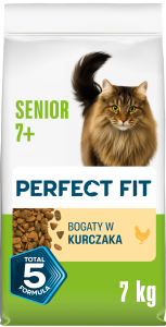 PERFECT FIT Senior 7+ Sucha Karma Dla Kotów Kurczak 7 kg