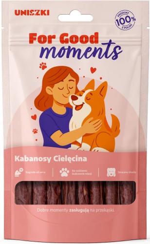 UNISZKI For good moments Kabanosy Cielęcina 70g