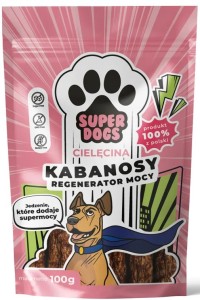 UNISZKI SUPERDOGS Kabanosy Cielęcina 100g