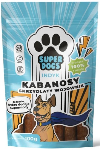 UNISZKI SUPERDOGS Kabanosy Indyk 100g