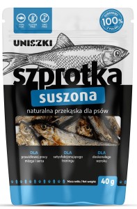 UNISZKI Szprotka Suszona 40g