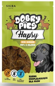 Dobry Pies Hapsy Mini Burger Jeleń 100g