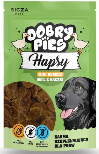 Dobry Pies Hapsy Mini Burger Kaczka 100g