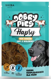 Dobry Pies Hapsy Mini Burger Wołowina 100g