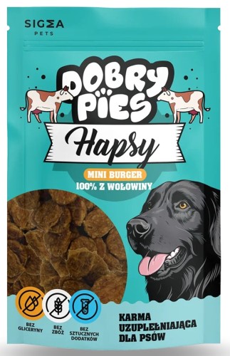 Dobry Pies Hapsy Mini Burger Wołowina 100g