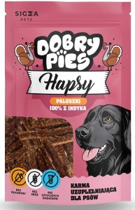 Dobry Pies Hapsy Paluszki Indyk 100g